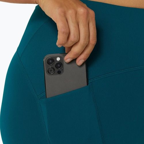 Moteriškos bėgimo tamprės ASICS Road High Waist rich teal