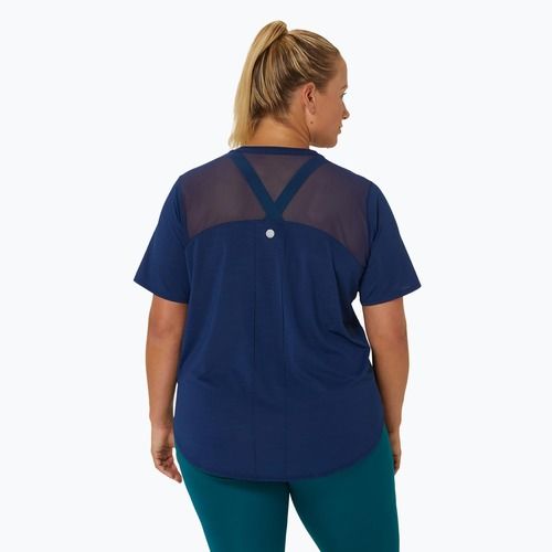 Moteriški bėgimo marškinėliai ASICS Road blue expanse