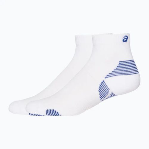 Bėgimo kojinės ASICS Cushion Run Quarter 2 poros brilliant white
