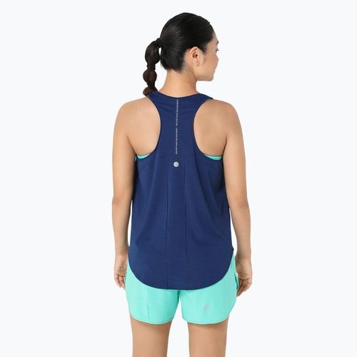Moteriškas bėgimo tank topas ASICS Road Tank blue expanse