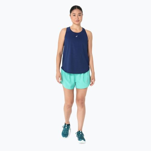 Moteriškas bėgimo tank topas ASICS Road Tank blue expanse