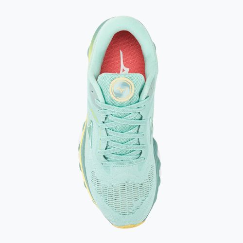 Moteriški bėgimo bateliai Mizuno Wave Sky 7 eggshell blue/white/sunshine