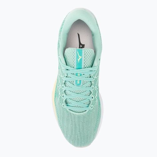 Moteriški bėgimo bateliai Mizuno Wave Rider 27 eggshell blue/white/anise flower