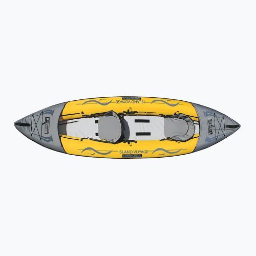 Pripučiama baidarė 2 asmenims Advanced Elements Island Voyager yellow/grey