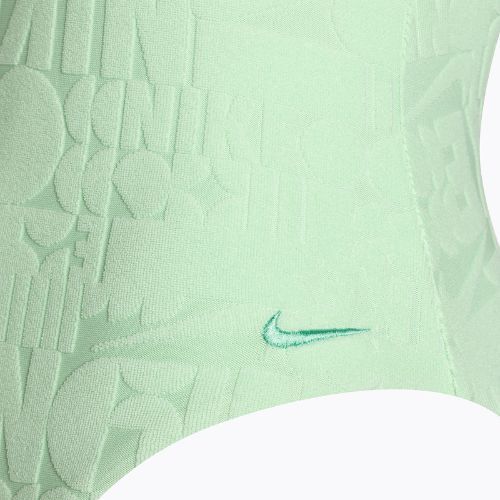 Moteriškas vientisas maudymosi kostiumėlis Nike Retro Flow Terry vapor green