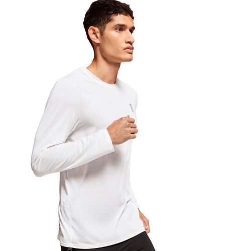 Vyriški bėgimo marškinėliai ilgomis rankovėmis On Core Long-T undyed-white