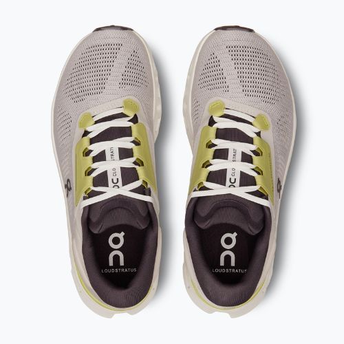 Moterų bėgimo bateliai On Cloudstratus 3 pearl/ivory