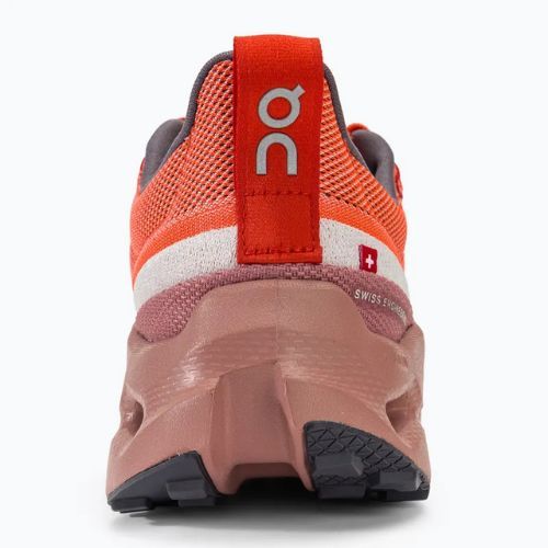Moteriški bėgimo bateliai On Cloudsurfer Trail flame/dustrose