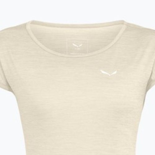 Salewa Puez Melange Dry oatmeal moteriški marškinėliai