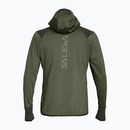 Vyriškas žygio džemperis Salewa Agner Hybrid PL/DST FZ dark olive melange