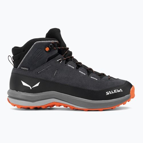 Vaikiški žygio batai Salewa MTN Trainer 2 Mid PTX onyx/alloy