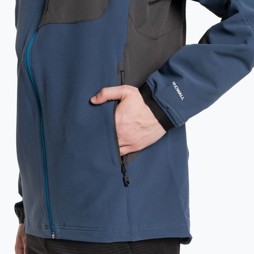 Vyriška softshell striukė The North Face AO Softshell Hoodie shady blue/asphalt grey