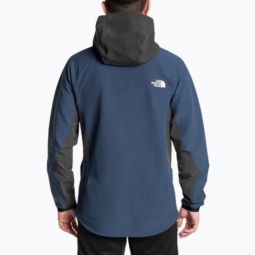 Vyriška softshell striukė The North Face AO Softshell Hoodie shady blue/asphalt grey