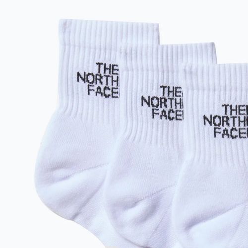 Žygio kojinės The North Face Multi Sport Cush Quarter Sock 3 poros white