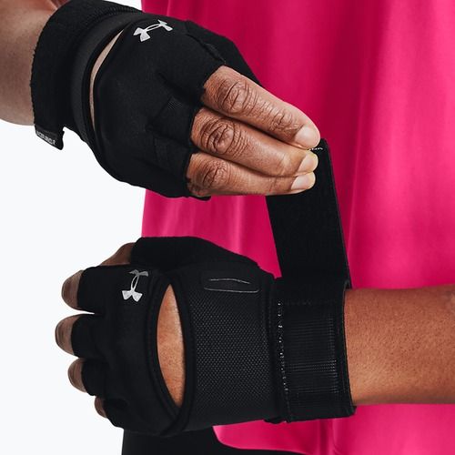 Moteriškos treniruočių pirštinės Under Armour M'S Weightlifting black/black/silver