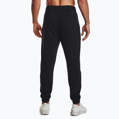 Vyriškos treniruočių kelnės Under Armour Essential Fleece Joggers black/white