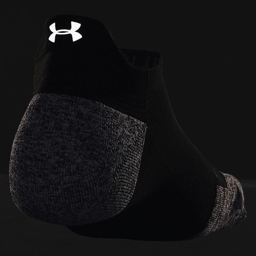Treniruočių kojinės Under Armour Ad Run Cushion 1Pk NS Tab black/pitch gray/reflective