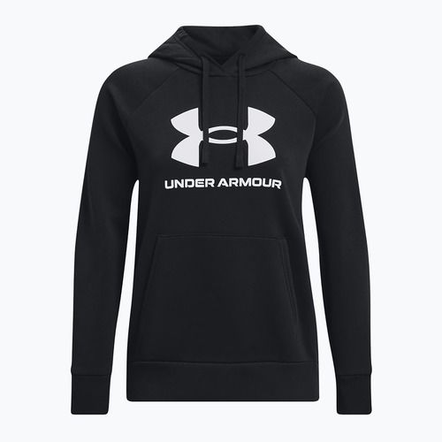 Moteriška Under Armour Rival Fleece Big Logo Hoody juoda/balta