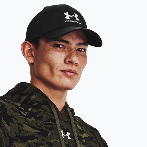 Under Armour Branded Lockup Adj juoda/balta vyriška beisbolo kepuraitė