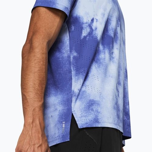 Vyriškas bėgimo tank topas Under Armour Laser Wash celeste/starlight/reflective