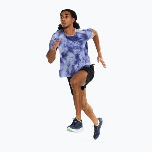 Vyriškas bėgimo tank topas Under Armour Laser Wash celeste/starlight/reflective