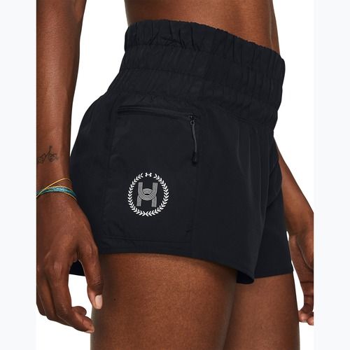 Moteriški bėgimo šortai Under Armour Run Anywhere black/black/white