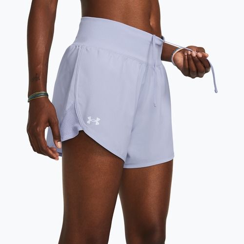 Moteriški bėgimo šortai Under Armour Fly By Elite 5" celeste/celeste/reflective