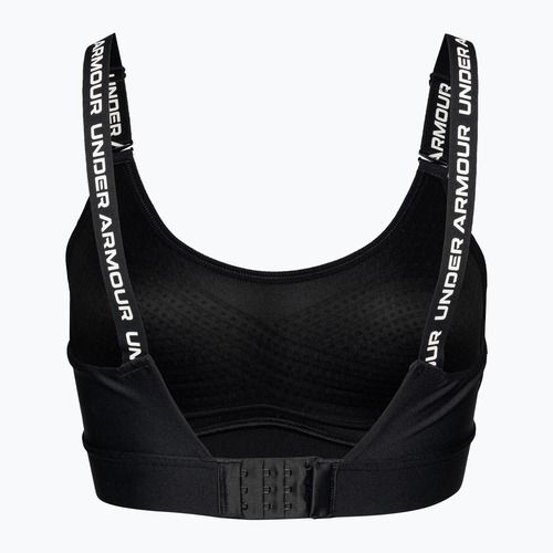 Under Armour Infinity Mid juoda/balta kūno rengybos liemenėlė
