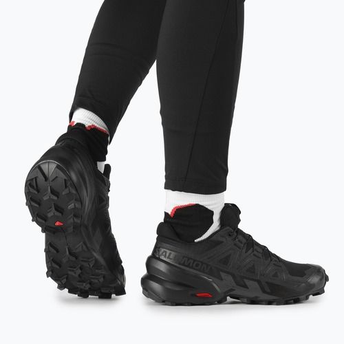 Moteriški bėgimo batai Salomon Speedcross 6 black/black/phantom