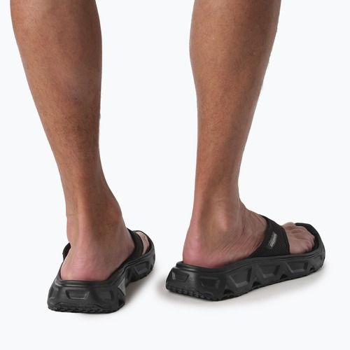 Vyriškos šlepetės per pirštą Salomon Reelax Break 6.0 black/black/alloy