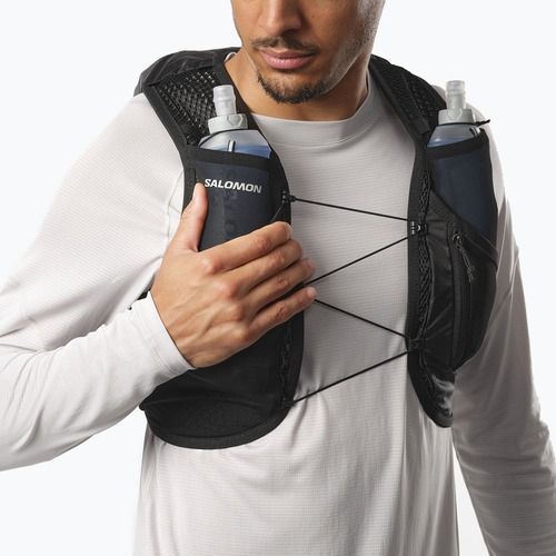 Bėgimo liemenė Salomon Active Skin 8 set black/metal