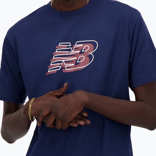 Vyriški marškinėliai New Balance Graphic nb navy