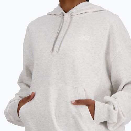 Moteriškas džemperis New Balance French Terry Small Logo Hoodie ash heather