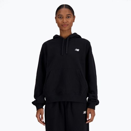Moteriškas džemperis New Balance French Terry Small Logo Hoodie black