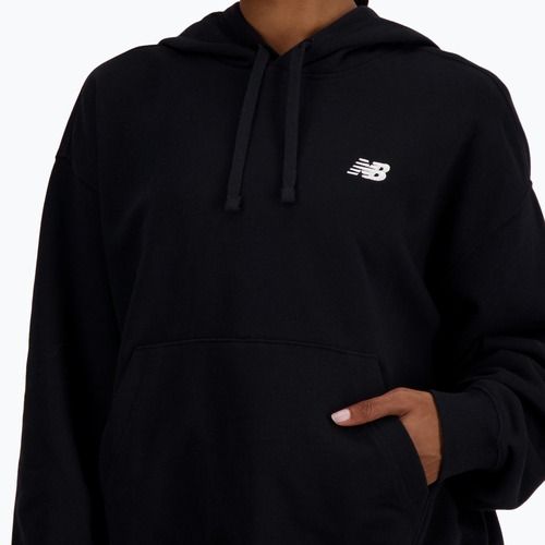 Moteriškas džemperis New Balance French Terry Small Logo Hoodie black