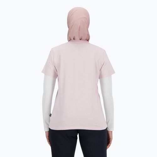 Moteriški marškinėliai New Balance Script Tee stonepin