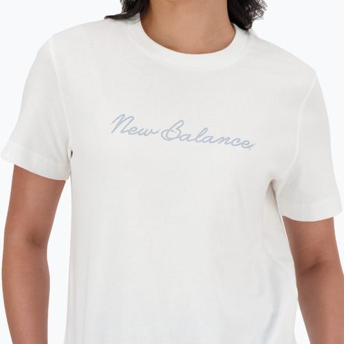 Moteriški marškinėliai New Balance Script Tee white