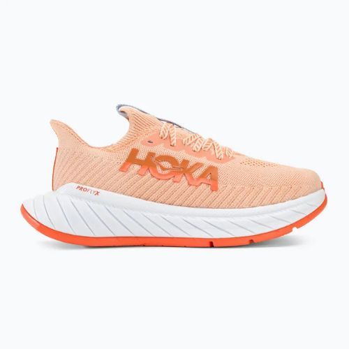 Moteriški bėgimo batai HOKA Carbon X 3 peach parfait/summer song