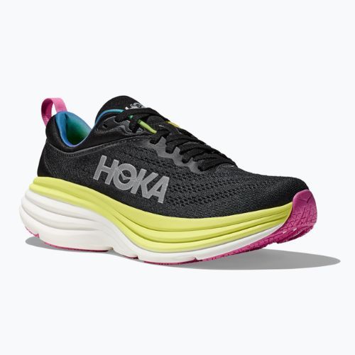 Vyriški bėgimo bateliai HOKA Bondi 8 black/citrus glow