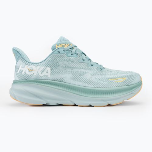 Moteriški bėgimo bateliai HOKA Clifton 9 cloud blue/ice flow