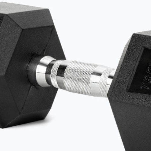 XTREXO Hex gumuoti hanteliai 12,5 kg