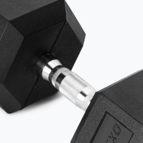 XTREXO Hex 22,5 kg gumuoti hanteliai