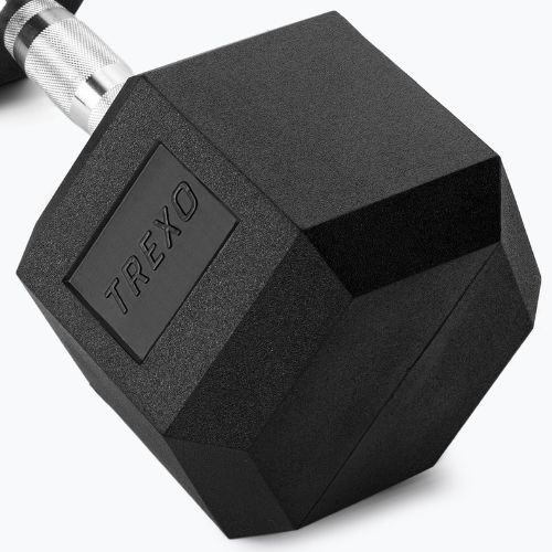XTREXO Hex 27,5 kg gumuoti hanteliai