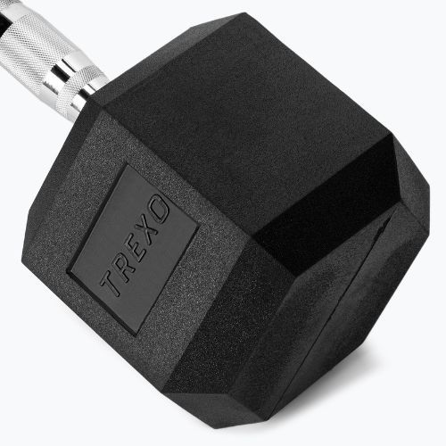 XTREXO Hex gumuoti hanteliai 32,5 kg