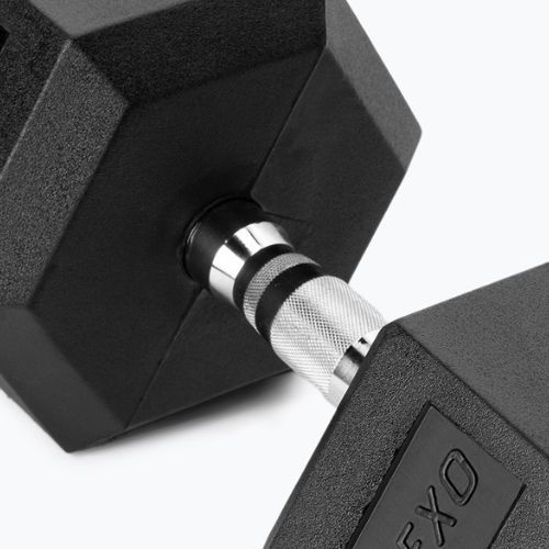 XTREXO Hex 35 kg gumuoti hanteliai