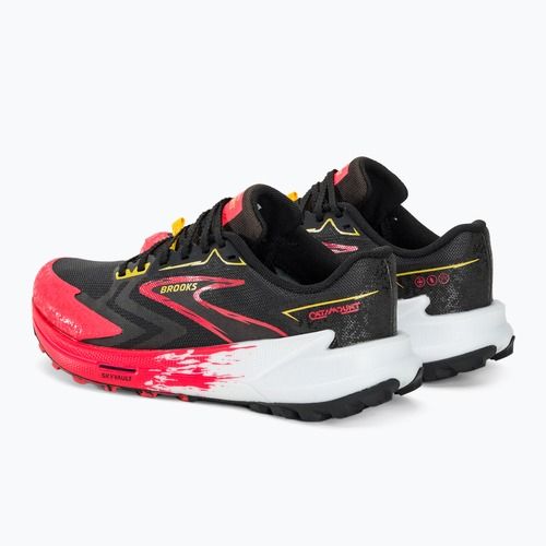Moteriški bėgimo batai Brooks Catamount 3 black/diva pink/lemon chrome