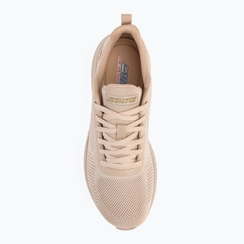 Moteriški batai SKECHERS Bobs Squad Chaos Face Off beige