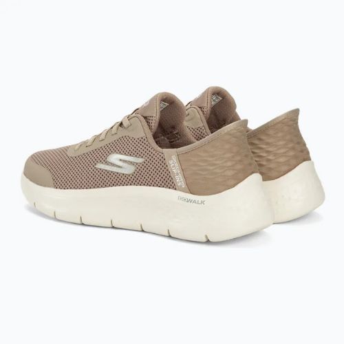 Moteriški batai SKECHERS Slip-ins Go Walk Flex Grand Entry taupe/white