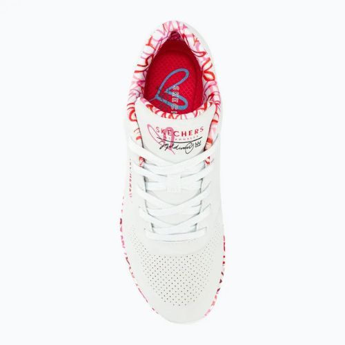 Moteriški batai SKECHERS Uno Loving Love white/red/pink mesh
