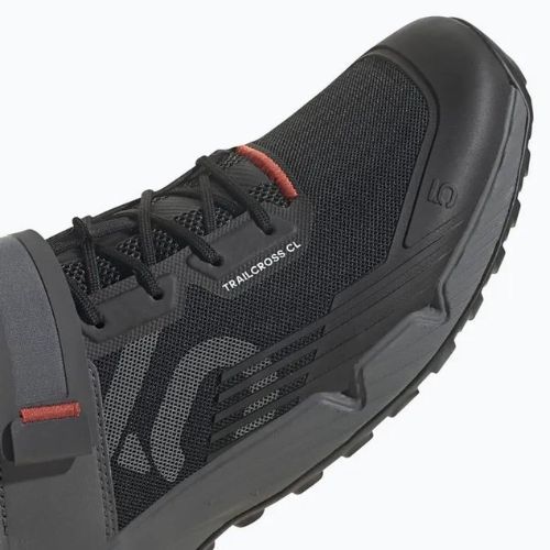 Dviračio batai MTB vyriški adidas FIVE TEN Trailcross Clip In core black/grey three/red